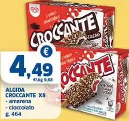 Sigma Algida croccante x8, amarena, cioccolato offerta