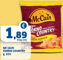 Sigma Mccain forno country offerta