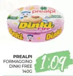 Eté Prealpi formaggino dinki free offerta