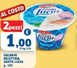 Sigma Galbani ricottina santa lucia offerta