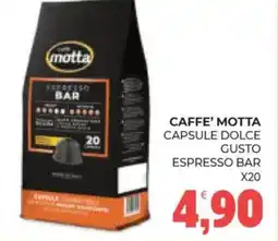Eté Caffe' motta capsule dolce gusto espresso bar offerta