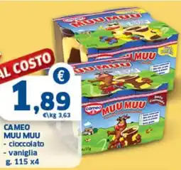 Sigma Cameo muu muu cioccolato, vaniglia offerta