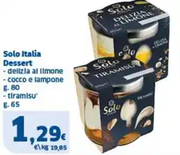 Sigma Solo Italia Dessert delizia al limone offerta