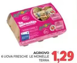 Eté Agriovo 6 uova fresche le monelle terra offerta