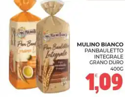Eté Mulino bianco panbauletto integrale grano duro offerta