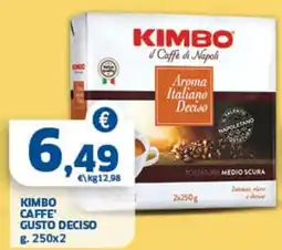 Sigma Kimbo caffe' gusto deciso offerta