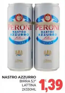 Eté Nastro azzurro birra 5,1° lattina offerta