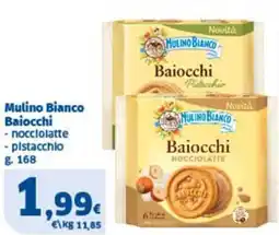 Sigma Mulino Bianco Baiocchi, nocciolatte, pistacchio offerta