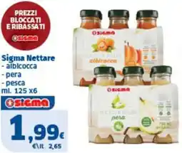 Sigma Sigma Nettare albicocca, pera, pesca offerta