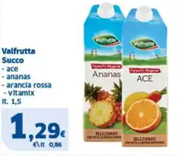 Sigma Valfrutta Succo, ace, ananas, arancia rossa, vitamix offerta