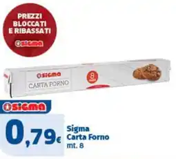 Sigma Sigma carta forno offerta