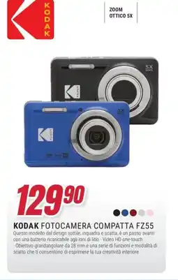 Trony KODAK FOTOCAMERA COMPATTA FZ55 offerta