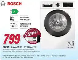 Trony BOSCH LAVATRICE WGG244F0II offerta