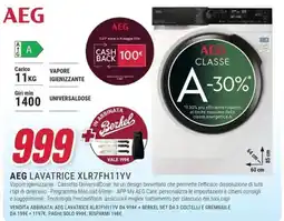 Trony AEG LAVATRICE XLR7FH11YV offerta