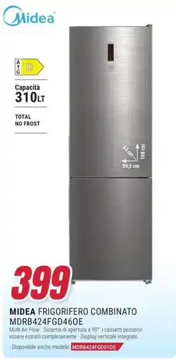 Trony MIDEA FRIGORIFERO COMBINATO MDRB424FGD460E offerta