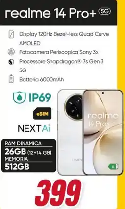 Trony realme 14 Pro+ 5G offerta