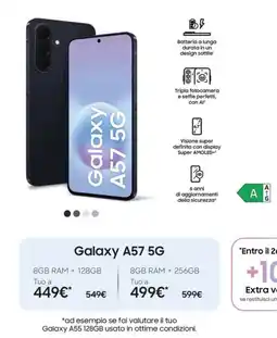 Trony SAMSUNG Galaxy A57 5G offerta