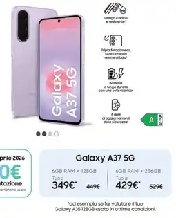 Trony SAMSUNG Galaxy A37 5G offerta