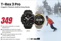 Trony amazfit T-Rex 3 Pro offerta