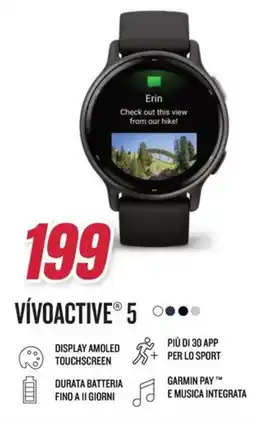Trony Garmin vívoactive 5 offerta