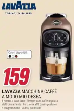 Trony Lavazza macchina caffè a modo mio desea offerta