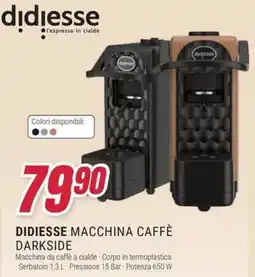 Trony Didiesse macchina caffè darkside offerta