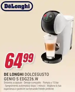 Trony DE LONGHI DOLCEGUSTO GENIO S EDG226.W offerta