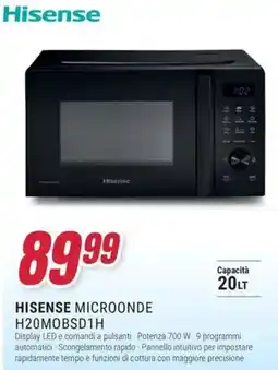 Trony HISENSE MICROONDE H20MOBSD1H offerta