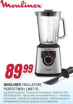 Trony MOULINEX FRULLATORE PERFECTMIX+ LM871D offerta