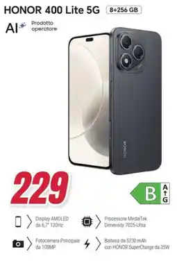 Trony HONOR 400 Lite 5G offerta