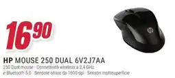 Trony HP MOUSE 250 DUAL 6V2J7AA offerta
