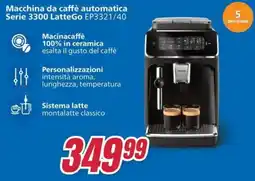 Trony PHILIPS Macchina da caffè automatica Serie 3300 LatteGo EP3321/40 offerta