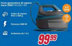 Trony PHILIPS Ferro generatore di vapore Serie 2000 PSG2001/80 offerta