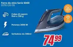 Trony PHILIPS Ferro da stiro Serie 6000 DST6120/20 offerta