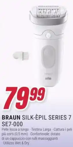 Trony BRAUN SILK-ÈPIL SERIES 7 SE7-000 offerta