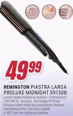 Trony REMINGTON PIASTRA LARGA PROLUXE MIDNIGHT S9150B offerta