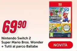 Trony Nintendo Switch 2 Super Mario Bros. Wonder + Tutti al parco Ballabe offerta