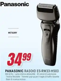 Trony PANASONIC RASOIO ES-RW33-H503 offerta