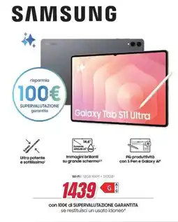 Trony SAMSUNG Galaxy Tab S11 Ultra offerta