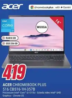 Trony ACER CHROMEBOOK PLUS 516 CB516-1H-357B offerta
