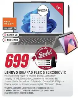 Trony LENOVO IDEAPAD FLEX 5 82XX00CVIX offerta