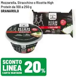 Iper La Grande Mozzarella, Stracchino o Ricotta High Protein GRANAROLO offerta