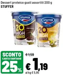 Iper La Grande Dessert proteico STUFFER offerta