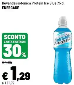 Iper La Grande Bevanda isotonica Protein Ice Blue ENERGADE offerta