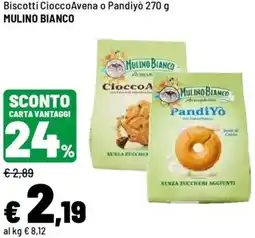 Iper La Grande Biscotti CioccoAvena o Pandiyò MULINO BIANCO offerta