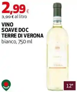 Coop Master Alleanza 3.0 Vino soave doc terre di verona offerta