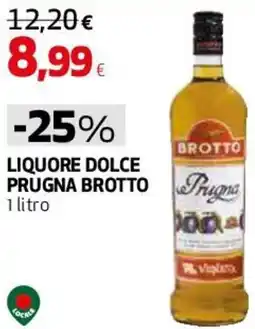Coop Master Alleanza 3.0 Liquore dolce prugna BROTTO offerta