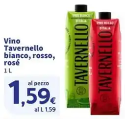 Sigma Vino Tavernello bianco, rosso, rosé offerta