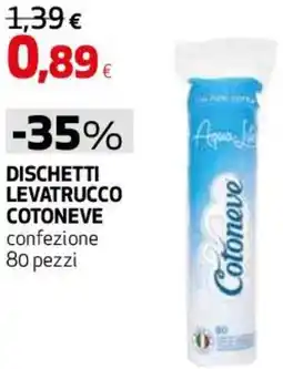 Coop Master Alleanza 3.0 Dischetti levatrucco COTONEVE offerta