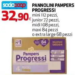 Coop Master Alleanza 3.0 Pannolini PAMPERS PROGRESSI offerta